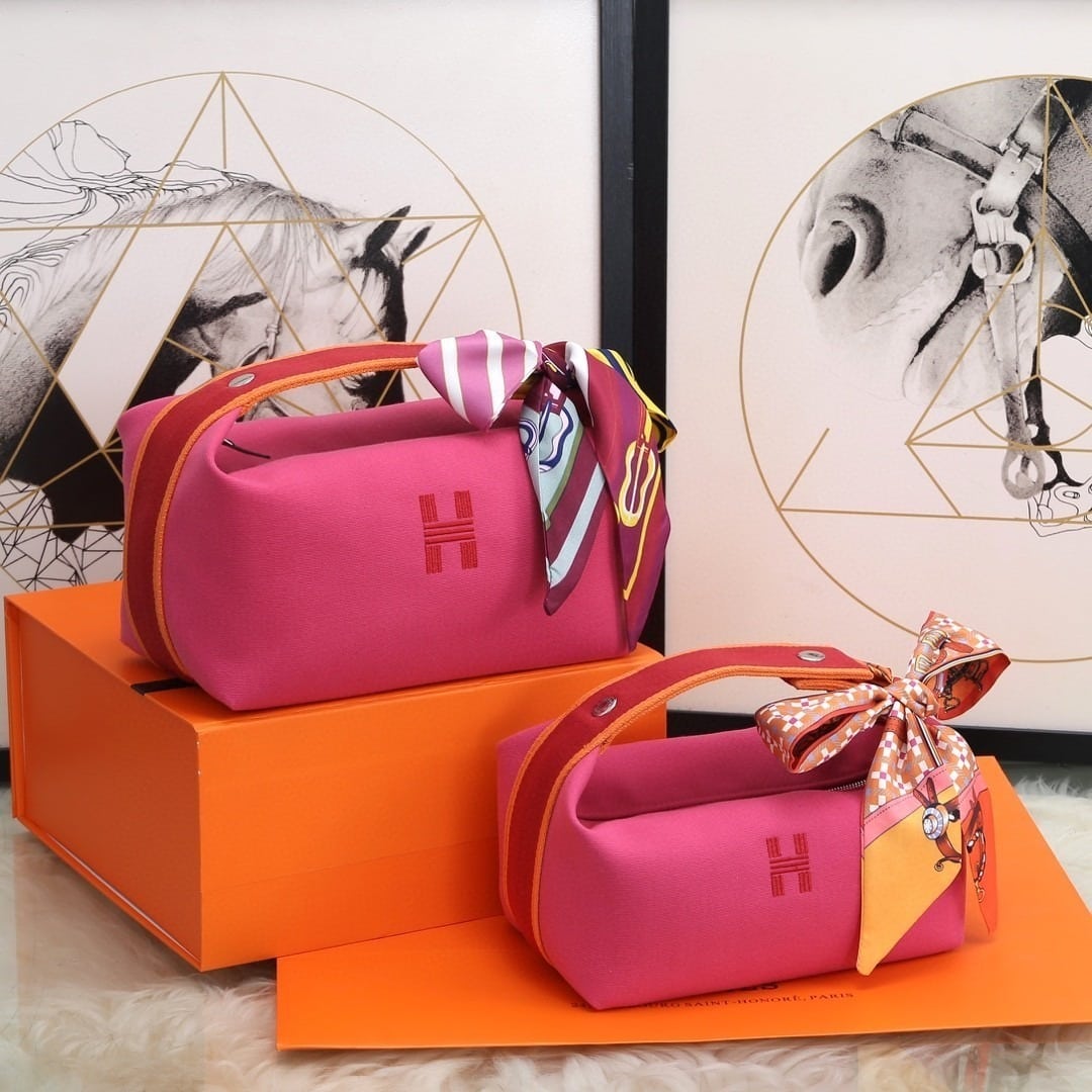 1:1 Replica Hermes Bride A Brac Case Pink Bag For Women, Women's Handbags, Shoulder Bags 9.8in/25cm - Image 7