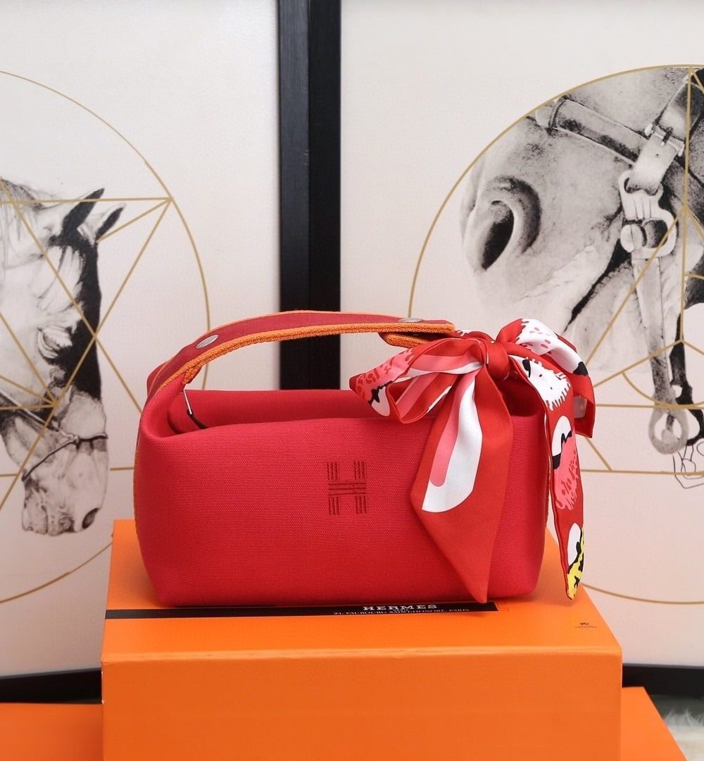 1:1 Replica Hermes Bride A Brac Case Red Bag For Women, Women's Handbags, Shoulder Bags 9.8in/25cm