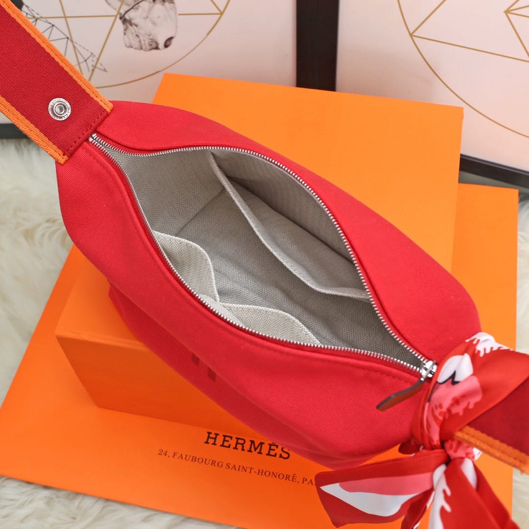 1:1 Replica Hermes Bride A Brac Case Red Bag For Women, Women's Handbags, Shoulder Bags 9.8in/25cm - Image 7