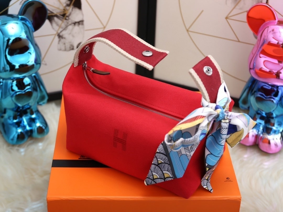 1:1 Replica Hermes Bride A Brac Case Red Bag For Women, Women's Handbags, Shoulder Bags 9.8in/25cm - Image 9