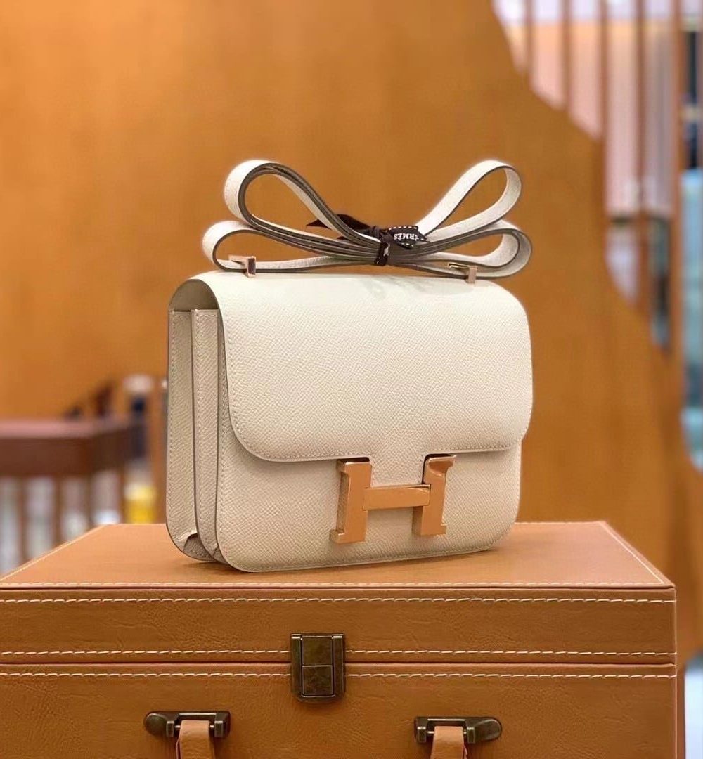 1:1 Replica Hermes Constance 23 Epsom Beige For Women, Women's Handbags, Shoulder Bags 9in/23cm
