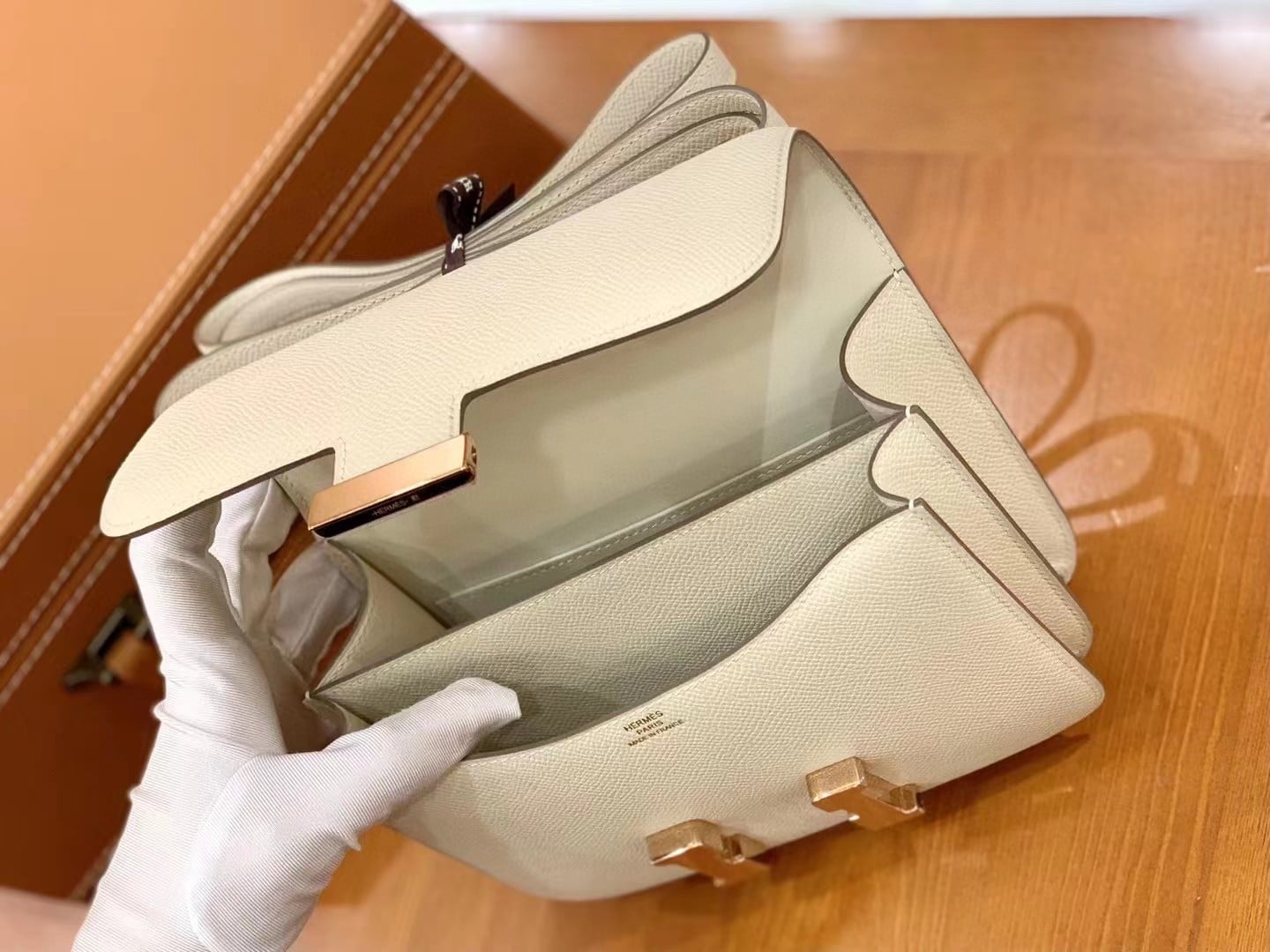 1:1 Replica Hermes Constance 23 Epsom Beige For Women, Women's Handbags, Shoulder Bags 9in/23cm - Image 5