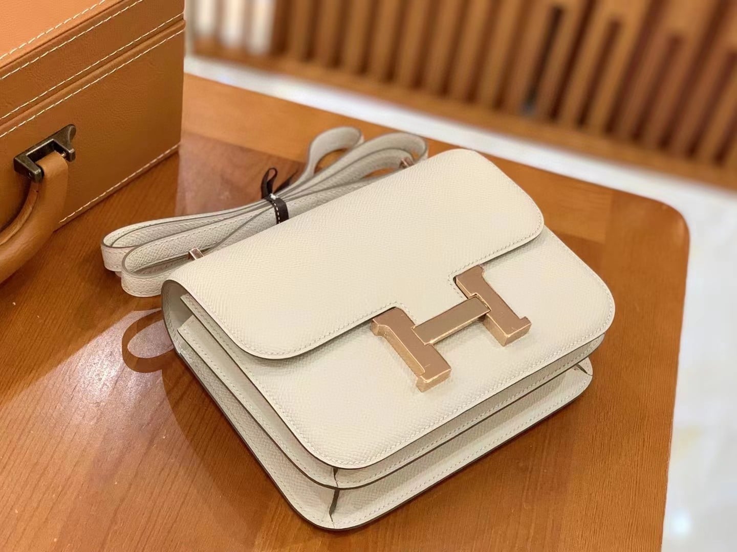 1:1 Replica Hermes Constance 23 Epsom Beige For Women, Women's Handbags, Shoulder Bags 9in/23cm - Image 7