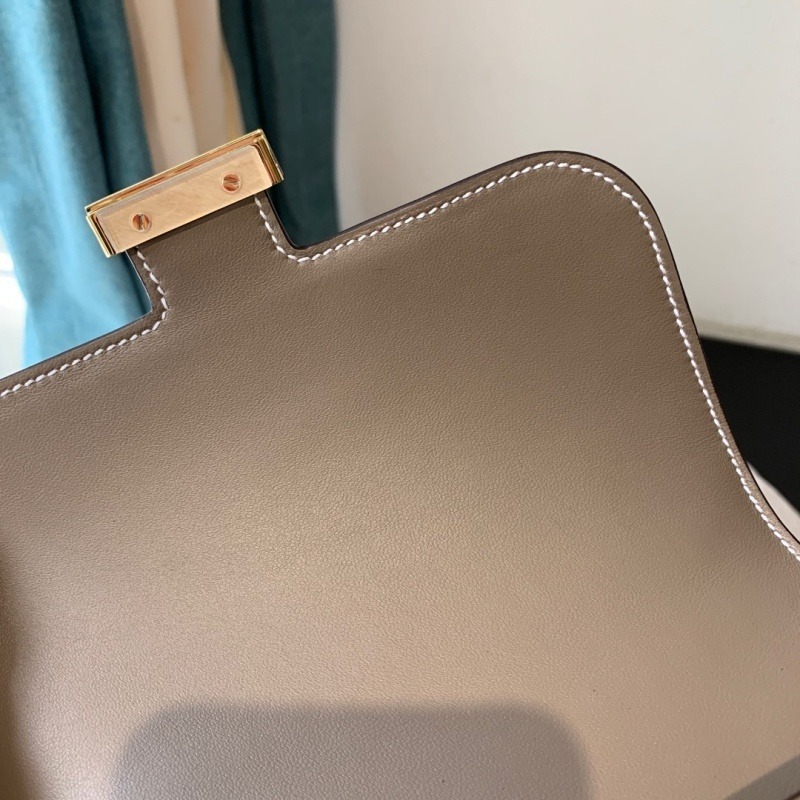 1:1 Replica Hermes Constance 23 Epsom Grey Galet For Women, Women’s Handbags, Shoulder Bags 9in/23cm - Image 5