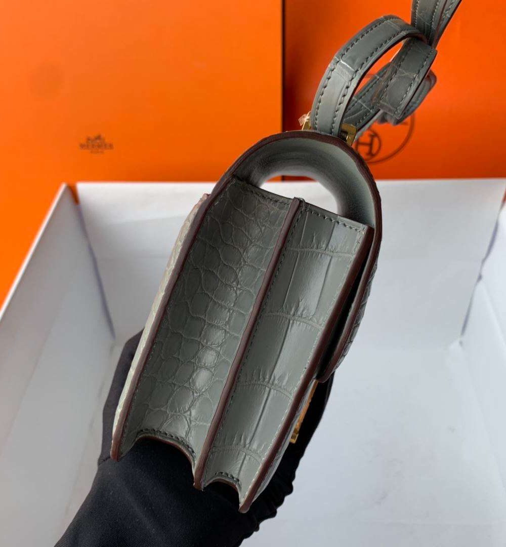 1:1 Replica Hermes Constance White/Grey/Green/Yellow For Women 19cm / 7.4in