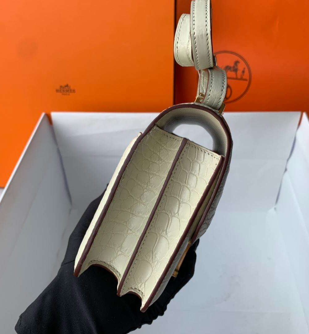 1:1 Replica Hermes Constance White/Grey/Green/Yellow For Women 19cm / 7.4in