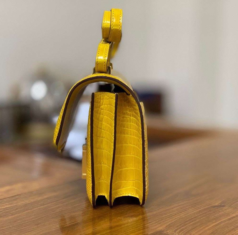 1:1 Replica Hermes Constance White/Grey/Green/Yellow For Women 19cm / 7.4in