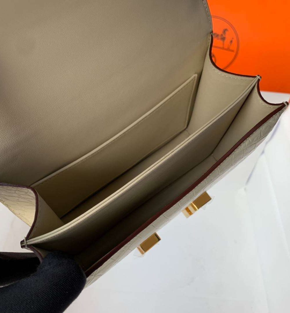 1:1 Replica Hermes Constance White/Grey/Green/Yellow For Women 19cm / 7.4in