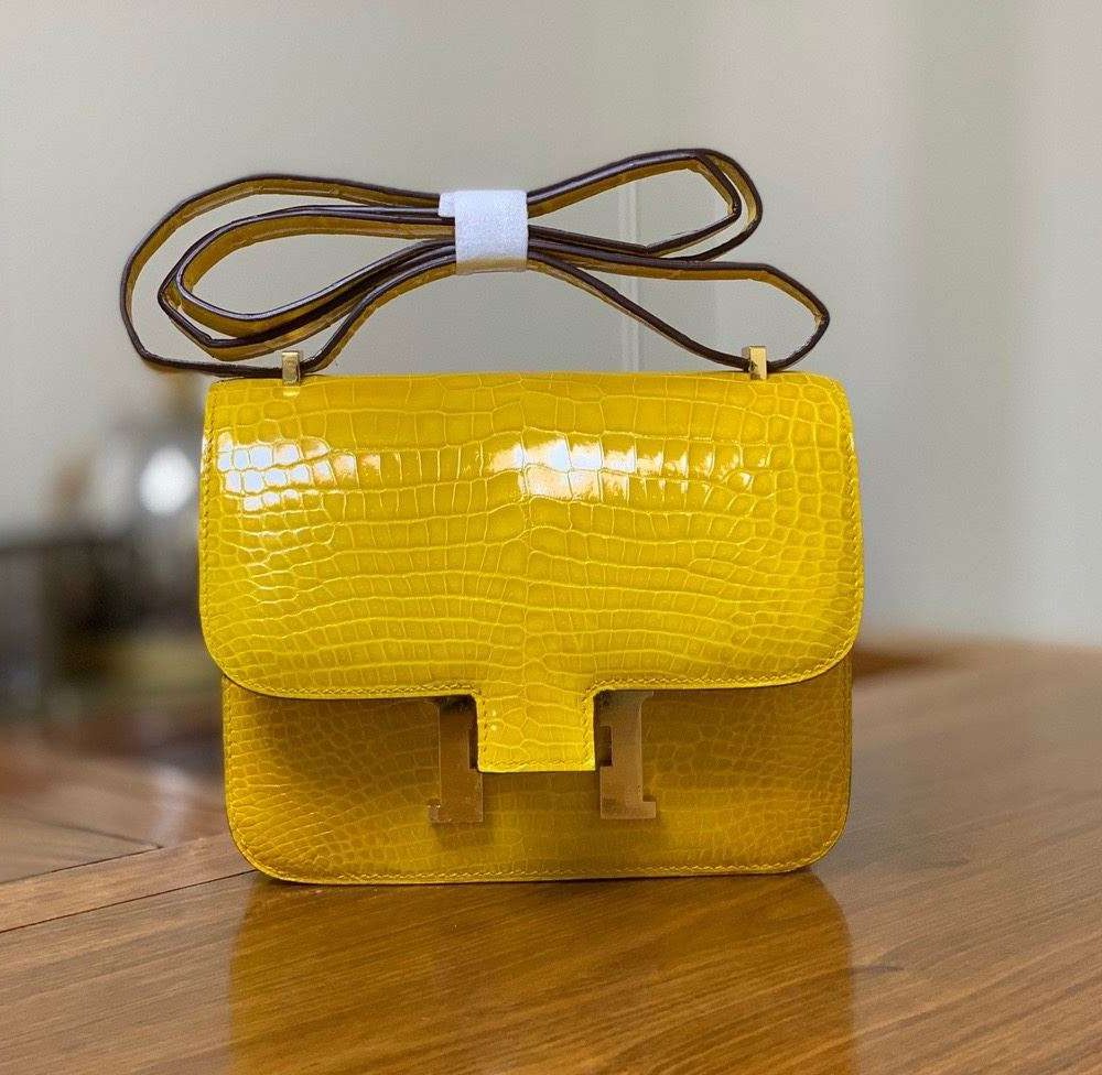 1:1 Replica Hermes Constance White/Grey/Green/Yellow For Women 19cm / 7.4in