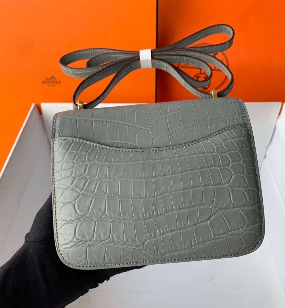 1:1 Replica Hermes Constance White/Grey/Green/Yellow For Women 19cm / 7.4in