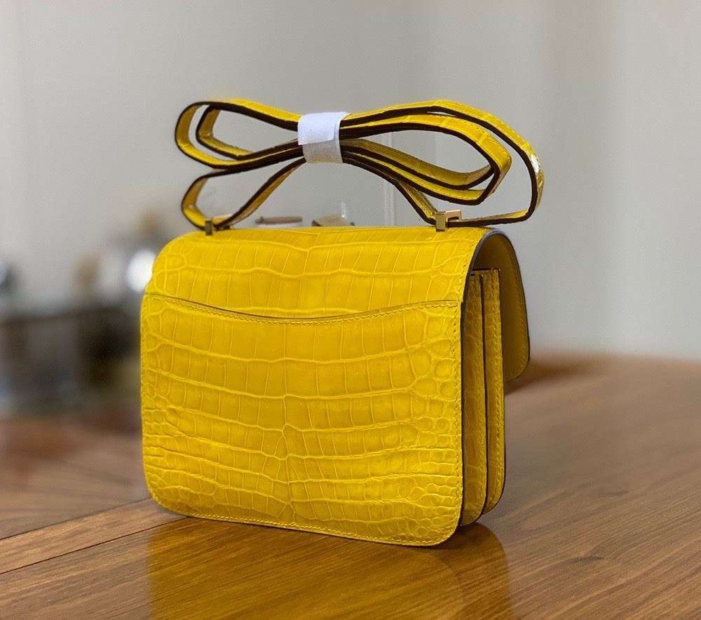 1:1 Replica Hermes Constance White/Grey/Green/Yellow For Women 19cm / 7.4in