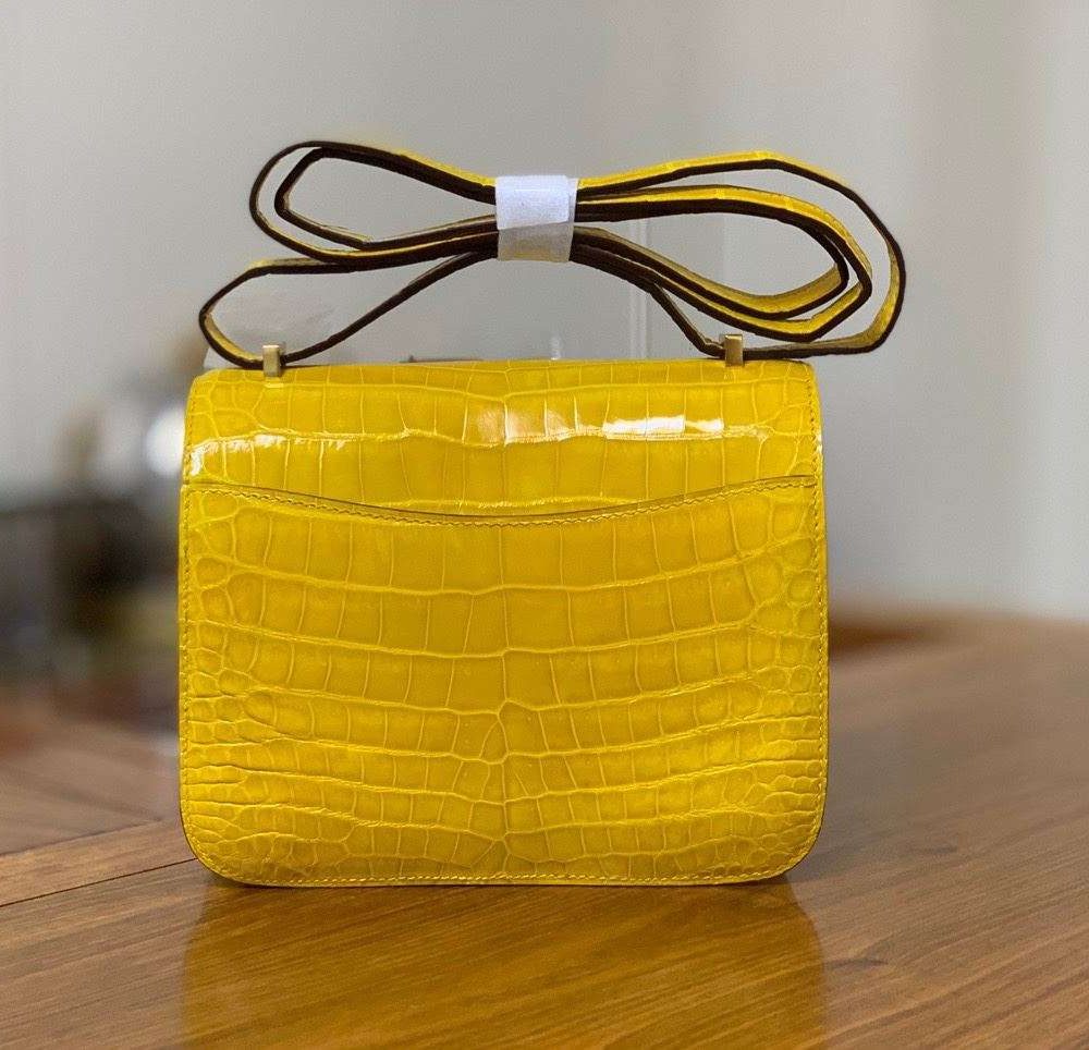 1:1 Replica Hermes Constance White/Grey/Green/Yellow For Women 19cm / 7.4in