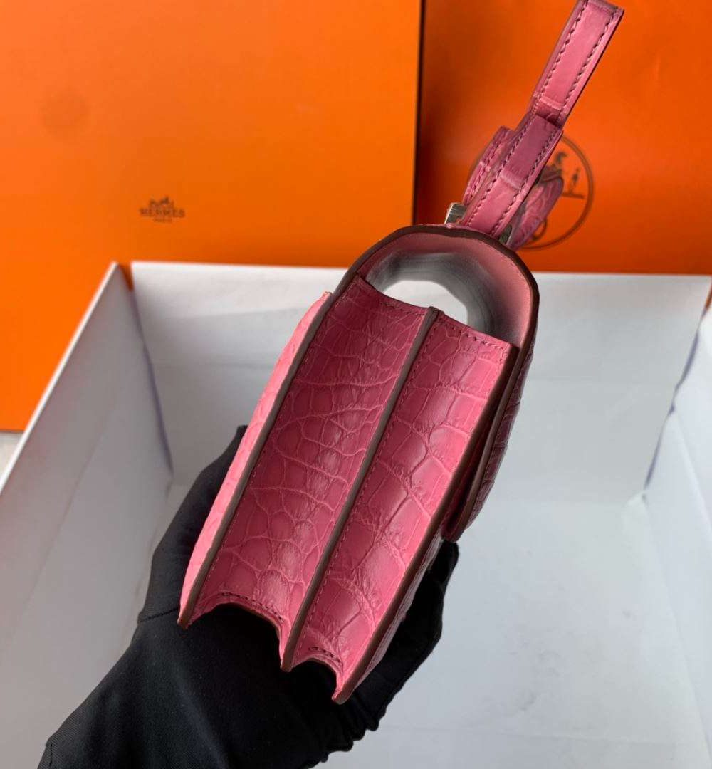 1:1 Replica Hermes Constance White/Grey/Green/Yellow For Women 19cm / 7.4in