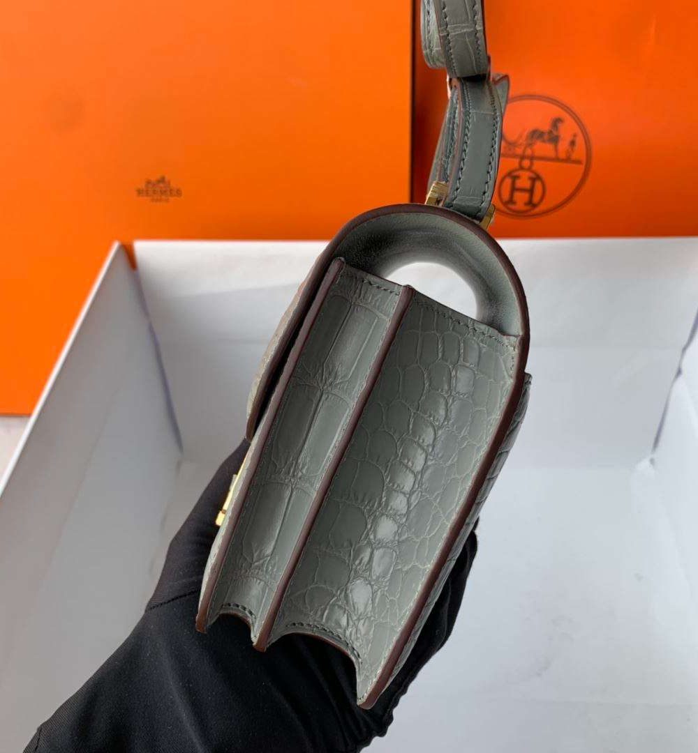 1:1 Replica Hermes Constance White/Grey/Green/Yellow For Women 19cm / 7.4in