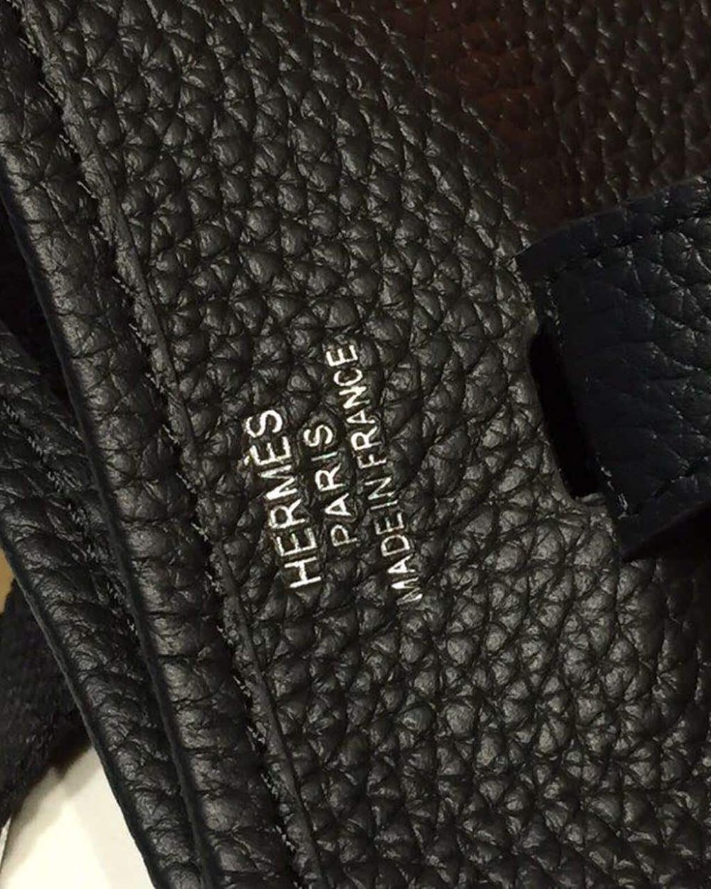 1:1 Replica Hermes Evelyne II TPM Bag Black For Women Silver Toned Hardware 7.9in/20cm
