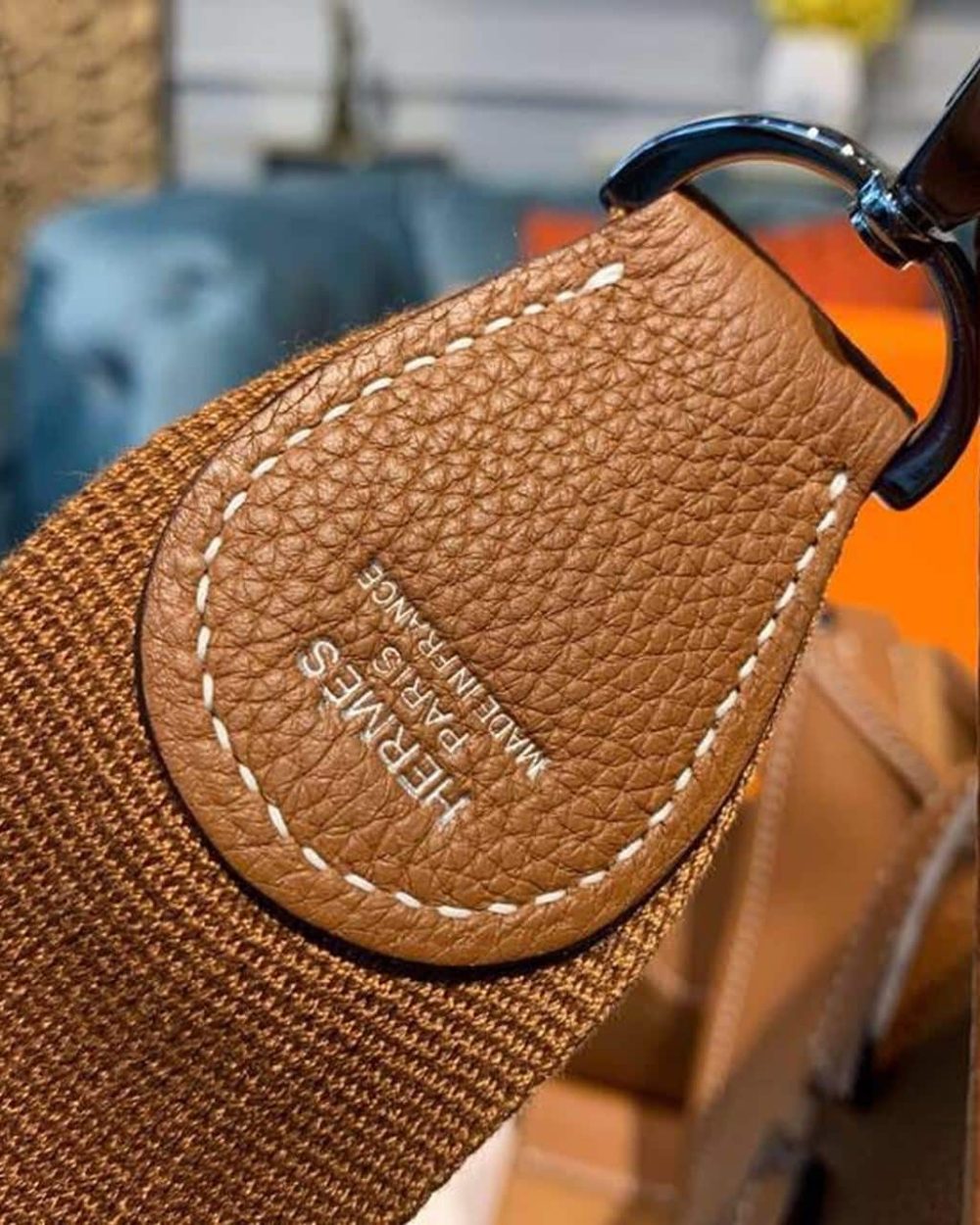 1:1 Replica Hermes Evelyne III 29 Bag Brown With Silver-Toned Hardware For Women, Women's Shoulder And Crossbody Bags 11.4in/29cm H073599CC37