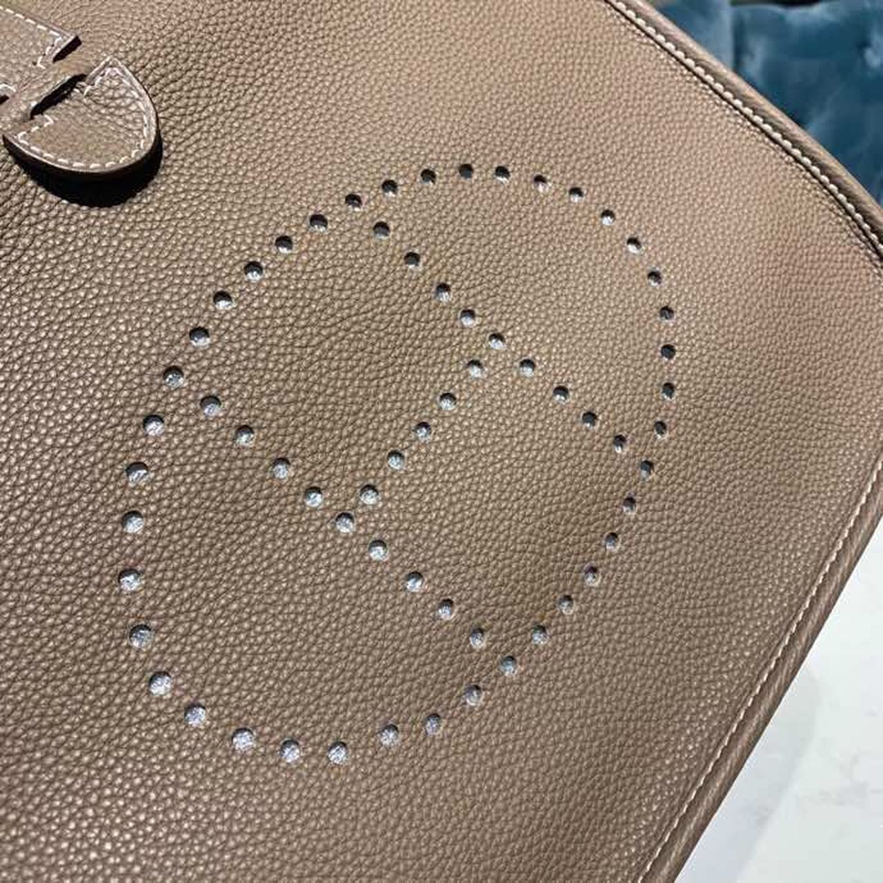 1:1 Replica Hermes Evelyne III GM Bag Brown For Women 11.8in/30cm - Image 6