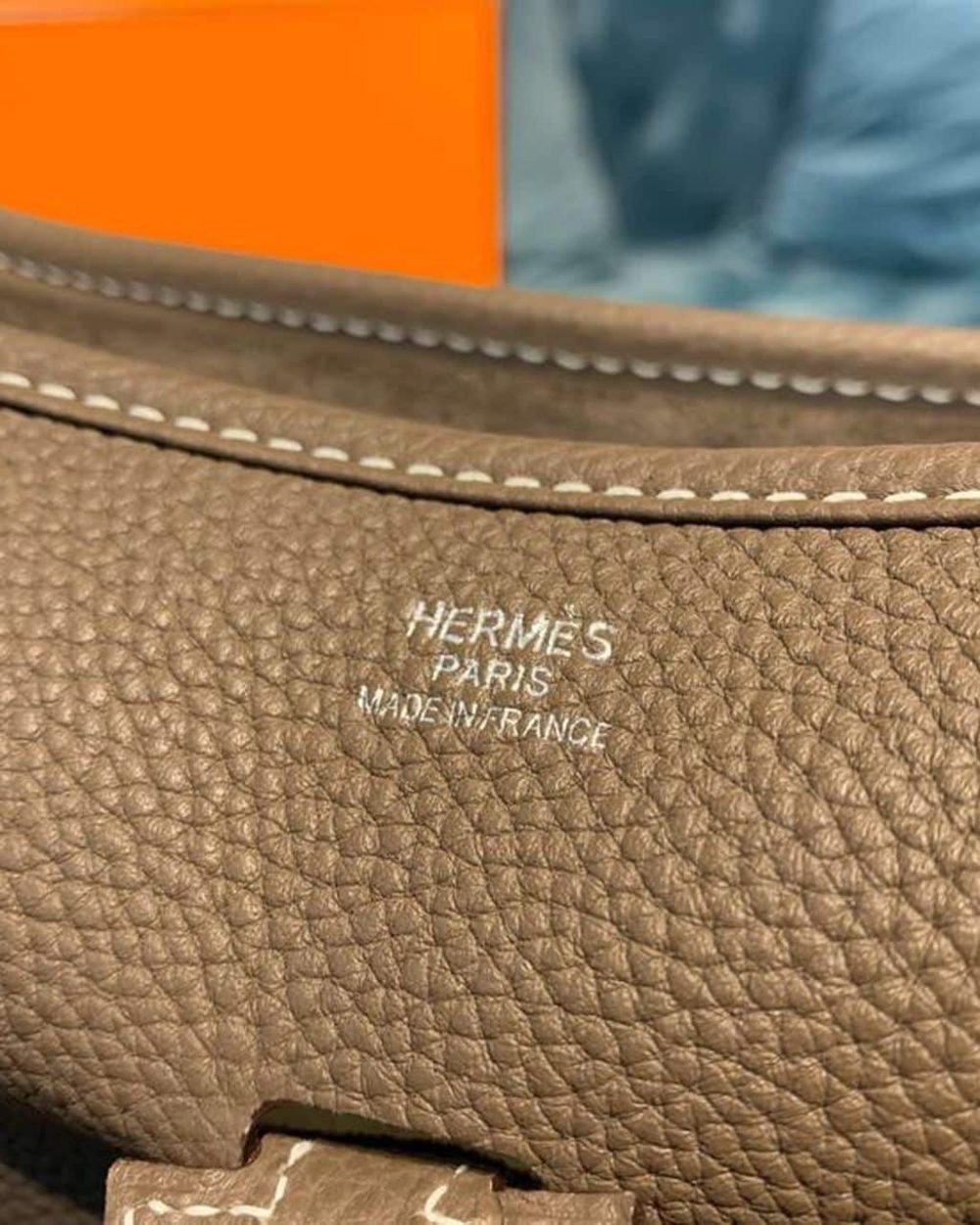 1:1 Replica Hermes Evelyne III GM Bag Brown For Women 11.8in/30cm
