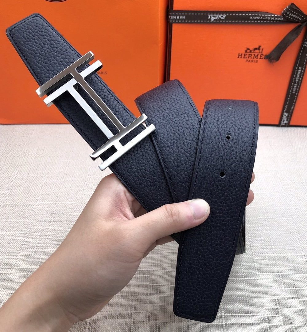 1:1 Replica Hermes H Belt Buckle & Reversible Black For Women, Women Belt