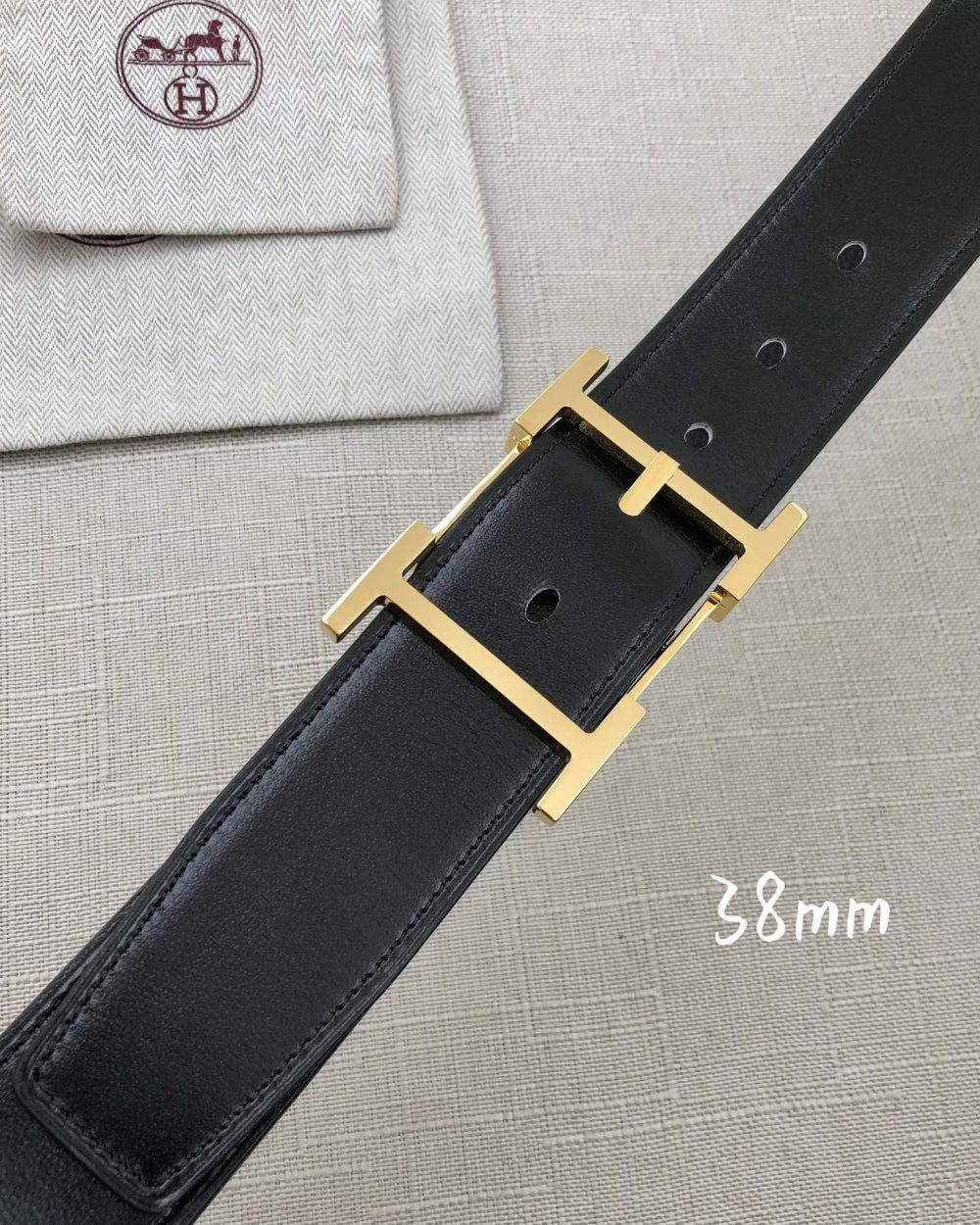 1:1 Replica Hermes H Belt Buckle & Reversible Black For Women, Women Belt