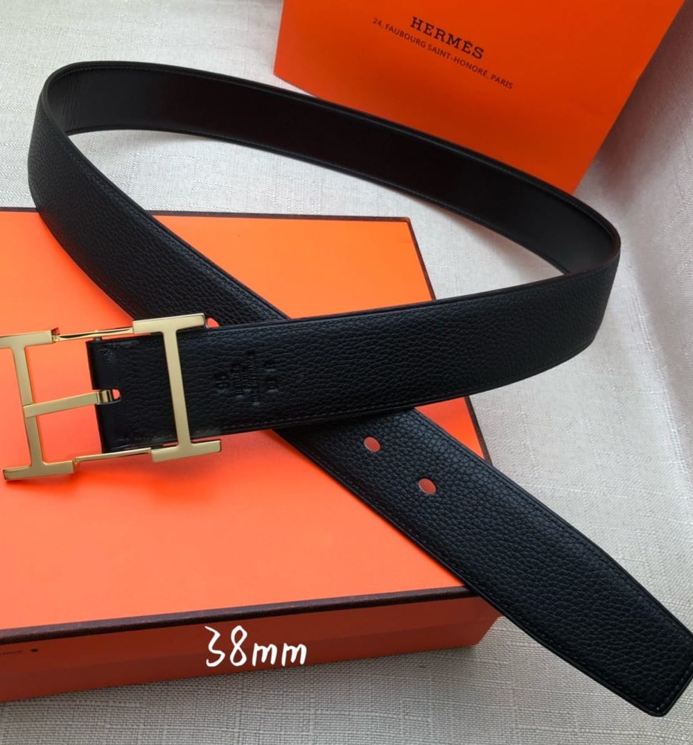 1:1 Replica Hermes H Belt Buckle & Reversible Black For Women, Women Belt