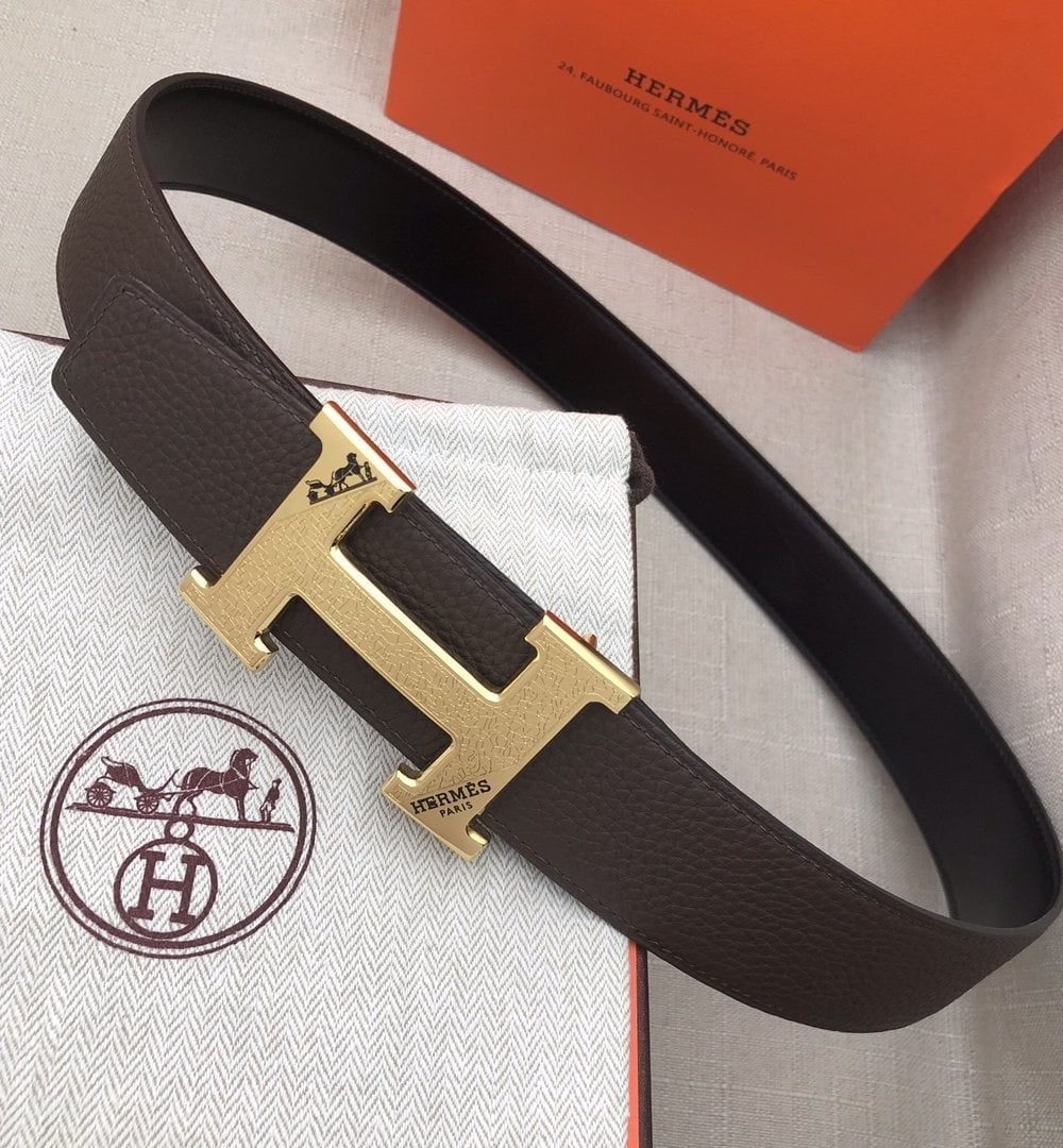 1:1 Replica Hermes H Belt Buckle & Reversible Black For Women, Women Belt