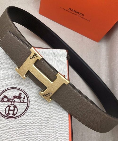 1:1 Replica Hermes H Belt Buckle & Reversible Black For Women, Women Belt