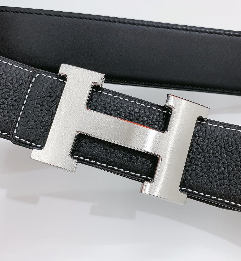 1:1 Replica Hermes H Belt Buckle & Reversible Black For Women, Women Belt