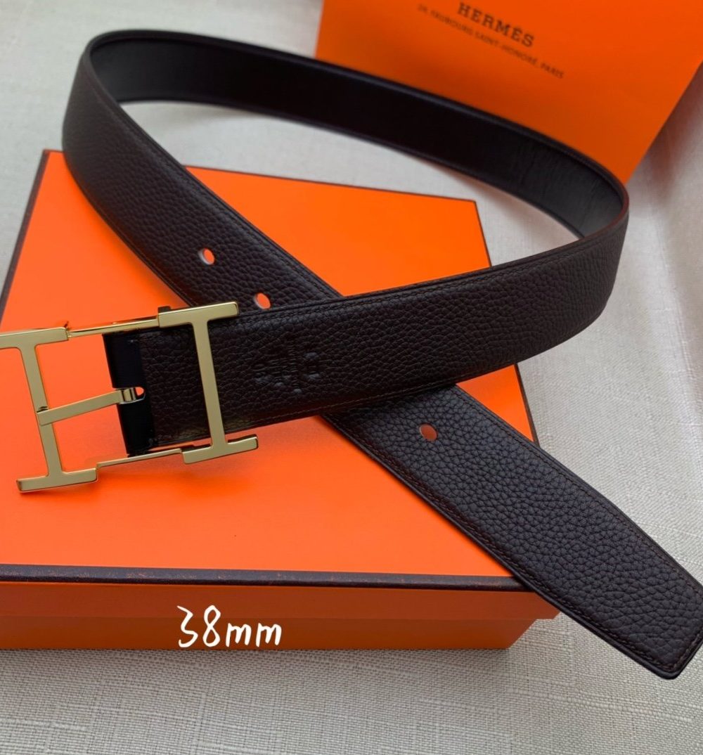 1:1 Replica Hermes H Belt Buckle & Reversible Black For Women, Women Belt