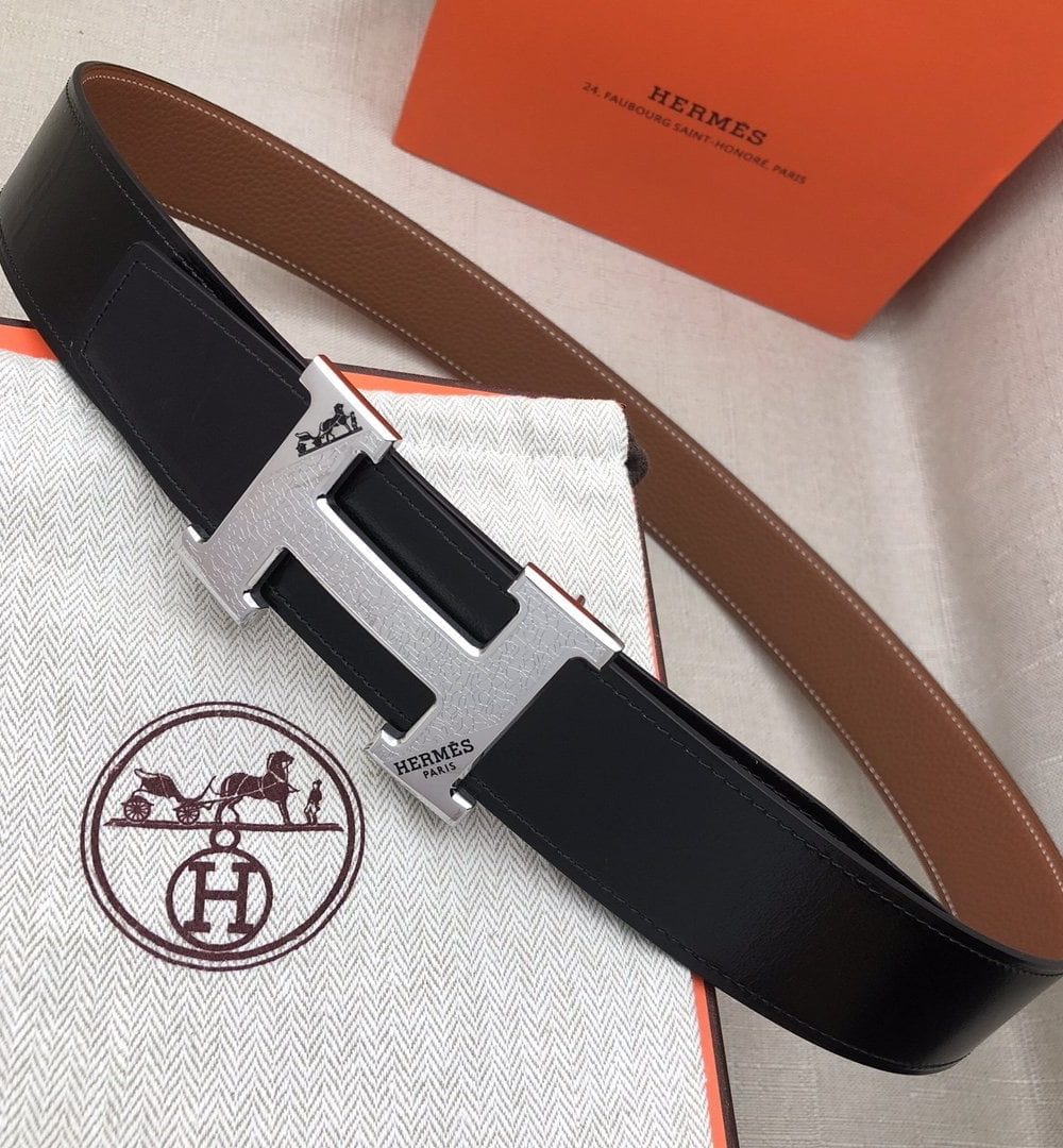 1:1 Replica Hermes H Belt Buckle & Reversible Black For Women, Women Belt
