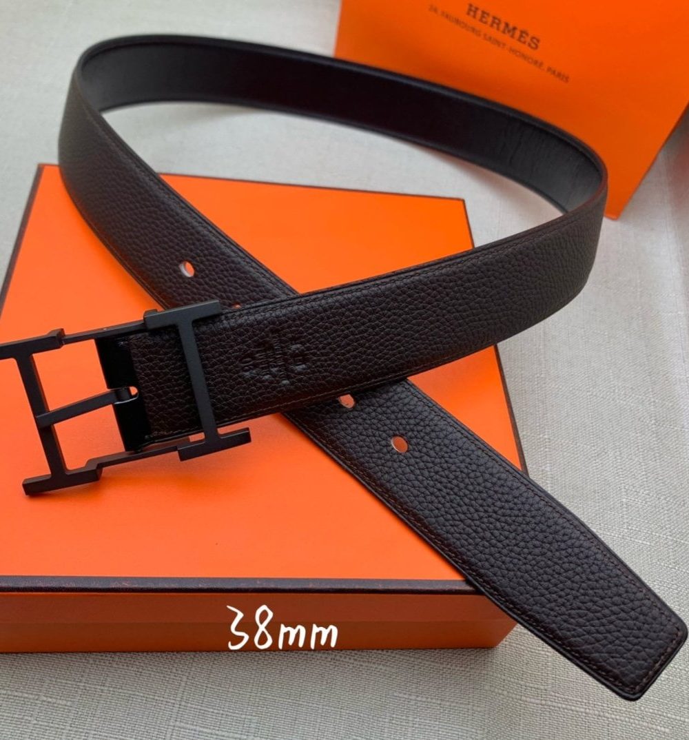 1:1 Replica Hermes H Belt Buckle & Reversible Black For Women, Women Belt