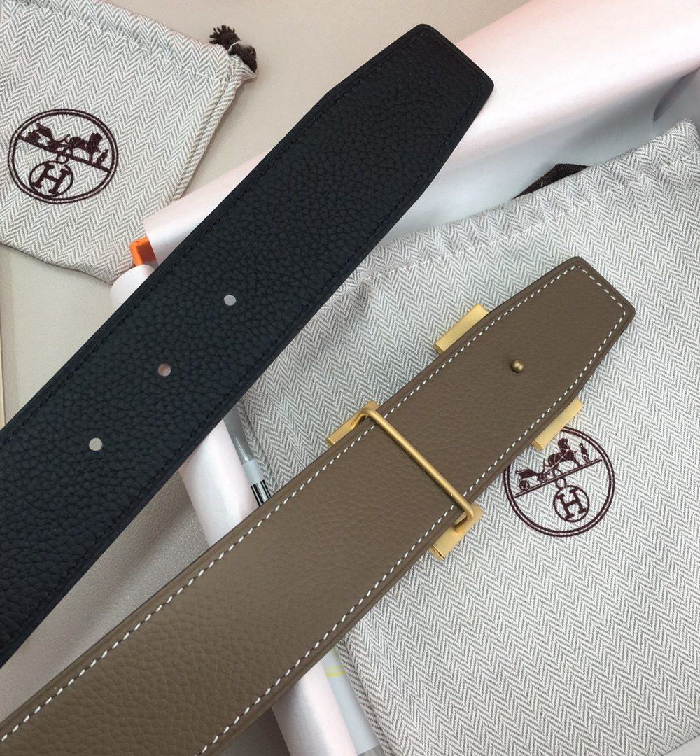 1:1 Replica Hermes H Belt Buckle & Reversible Black For Women, Women Belt