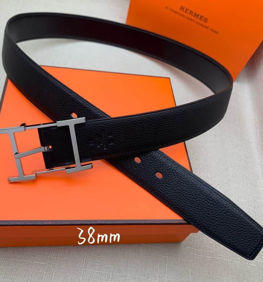 1:1 Replica Hermes H Belt Buckle & Reversible Black For Women, Women Belt