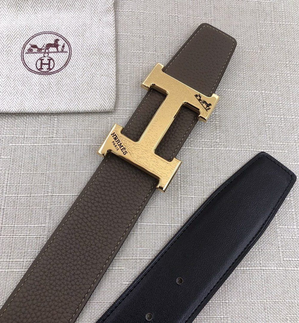 1:1 Replica Hermes H Belt Buckle & Reversible Black For Women, Women Belt