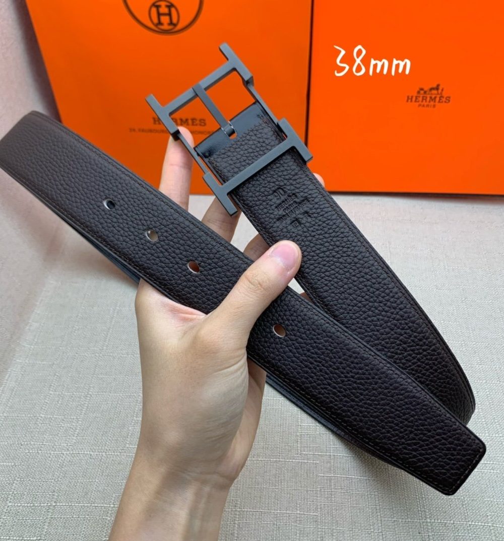 1:1 Replica Hermes H Belt Buckle & Reversible Black For Women, Women Belt