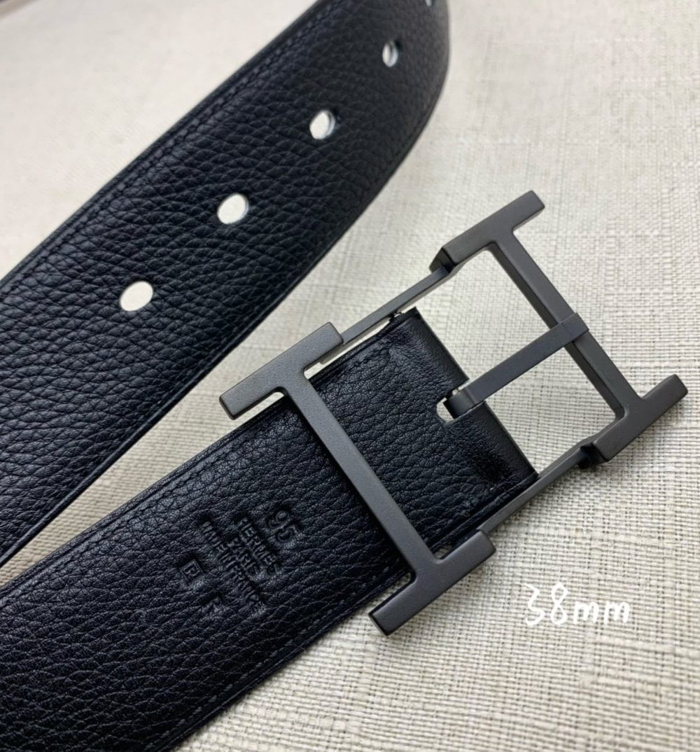 1:1 Replica Hermes H Belt Buckle & Reversible Black For Women, Women Belt