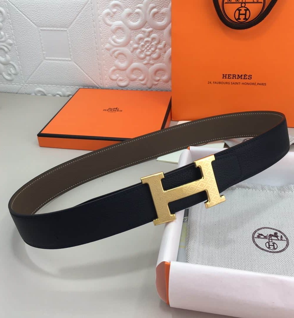 1:1 Replica Hermes H Belt Buckle & Reversible Black For Women, Women Belt
