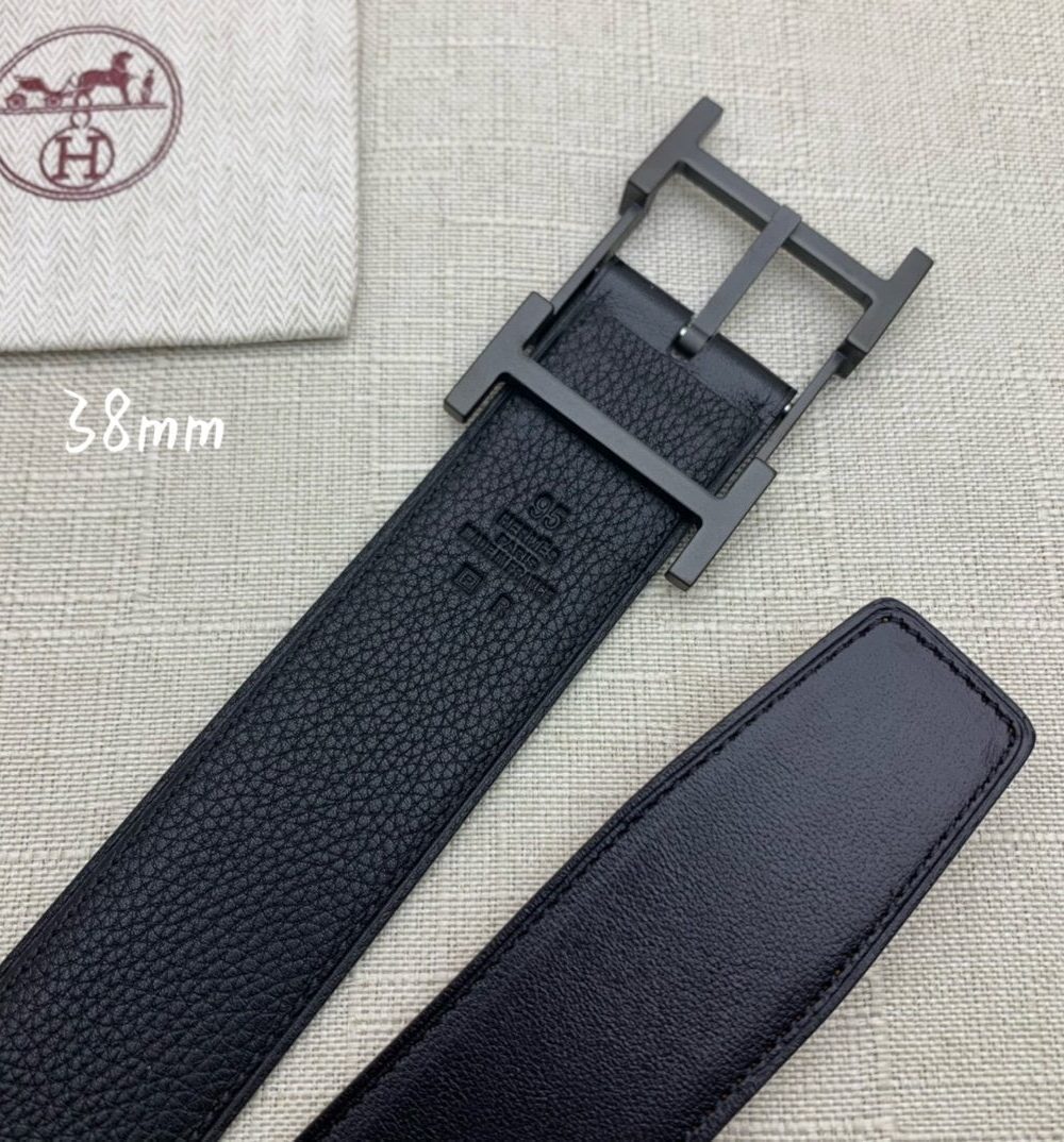 1:1 Replica Hermes H Belt Buckle & Reversible Black For Women, Women Belt