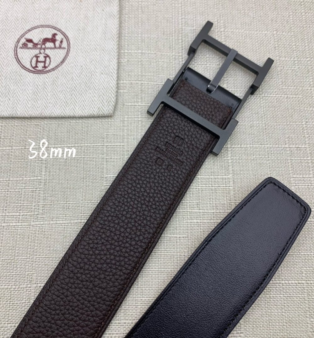 1:1 Replica Hermes H Belt Buckle & Reversible Black For Women, Women Belt