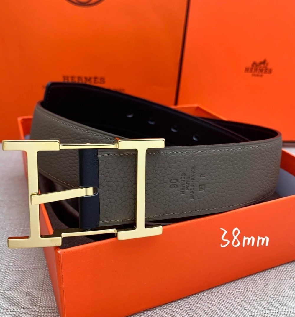 1:1 Replica Hermes H Belt Buckle & Reversible Brown For Women, Women Belt