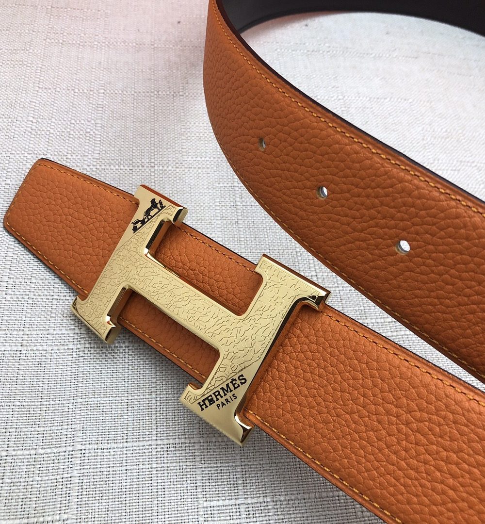 1:1 Replica Hermes H Belt Buckle & Reversible Brown For Women, Women Belt