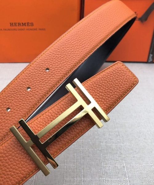 1:1 Replica Hermes H Belt Buckle & Reversible Brown For Women, Women Belt