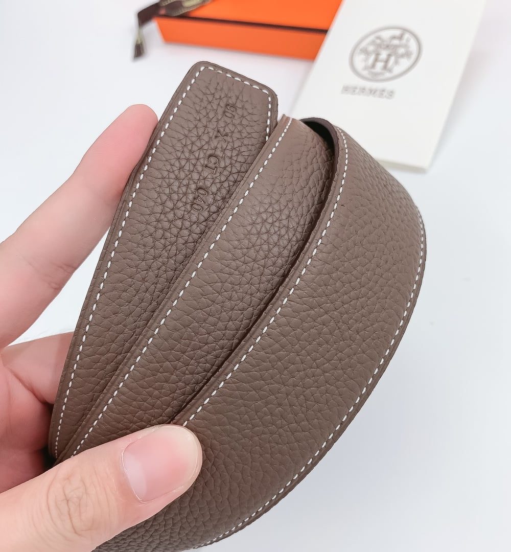 1:1 Replica Hermes H Belt Buckle & Reversible Brown For Women, Women Belt