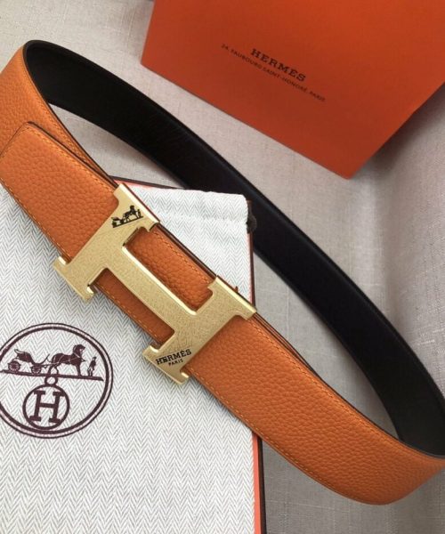 1:1 Replica Hermes H Belt Buckle & Reversible Brown For Women, Women Belt