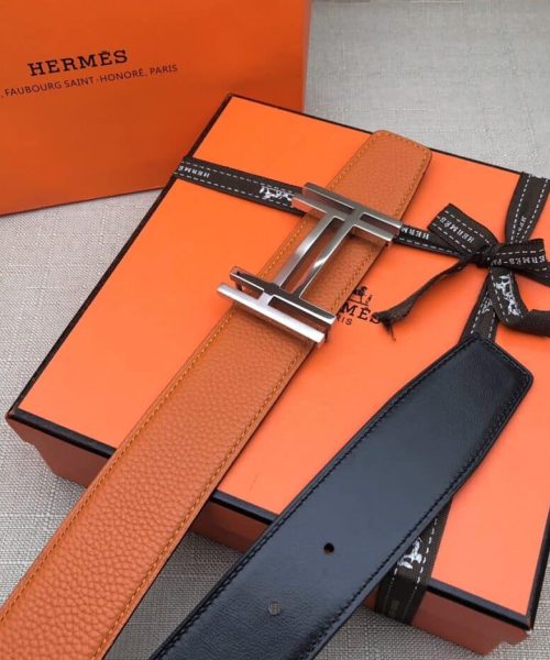 1:1 Replica Hermes H Belt Buckle & Reversible Brown For Women, Women Belt