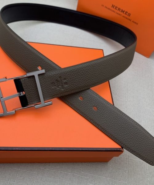 1:1 Replica Hermes H Belt Buckle & Reversible Brown For Women, Women Belt