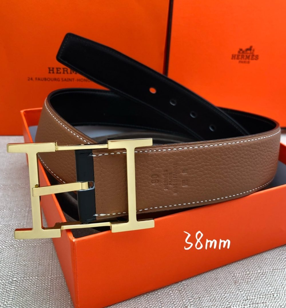 1:1 Replica Hermes H Belt Buckle & Reversible Brown For Women, Women Belt
