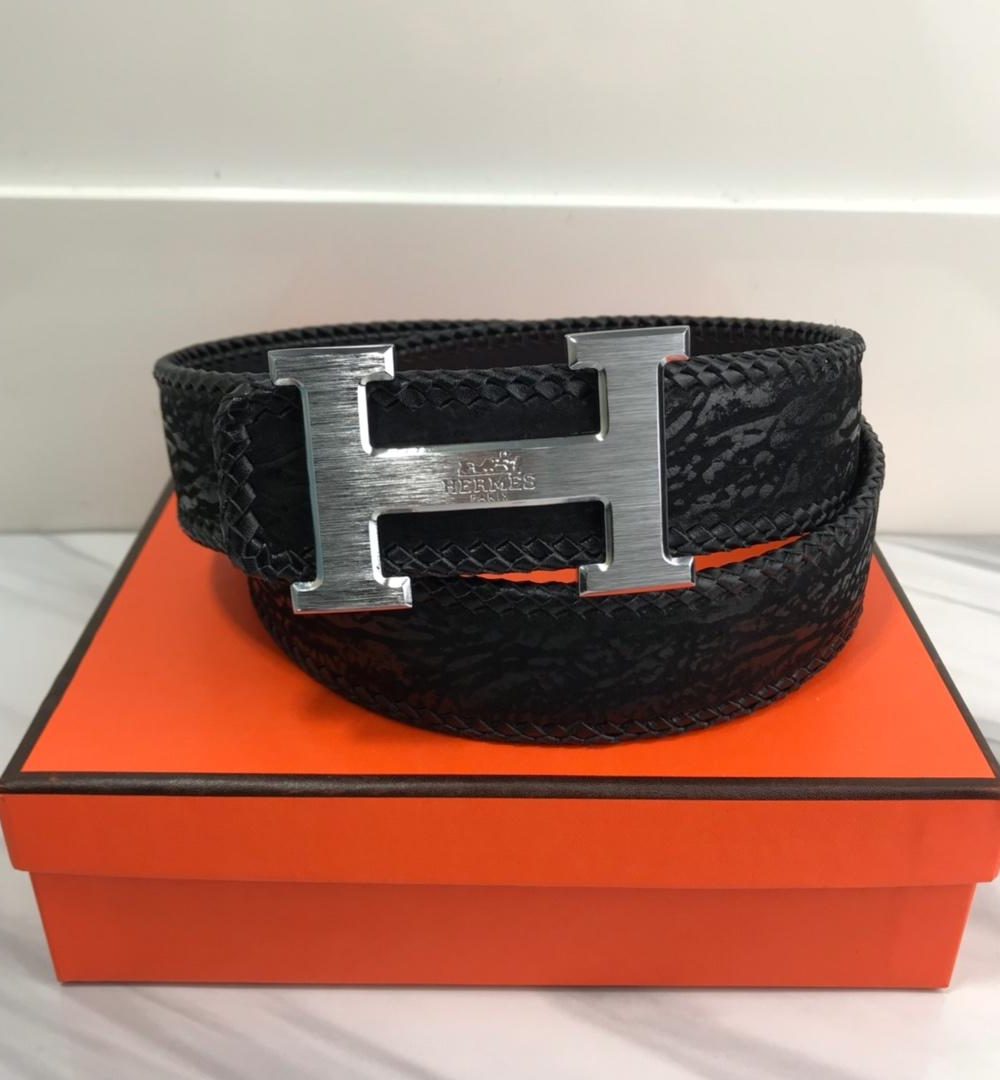 1:1 Replica Hermes H Belt Buckle With Hermes Logo & Reversible Black For Women, Women Belt