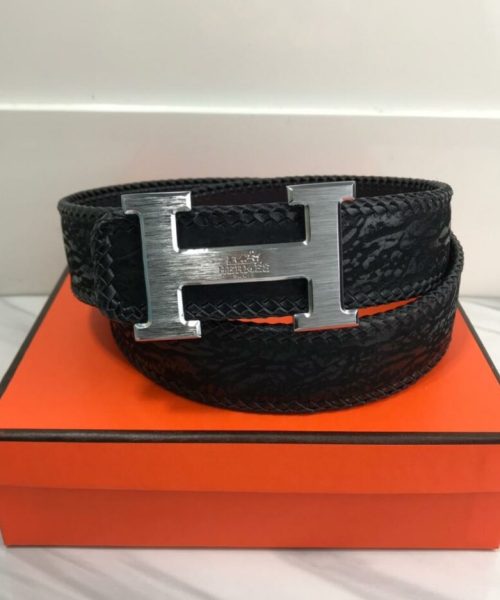 1:1 Replica Hermes H Belt Buckle With Hermes Logo & Reversible Black For Women, Women Belt