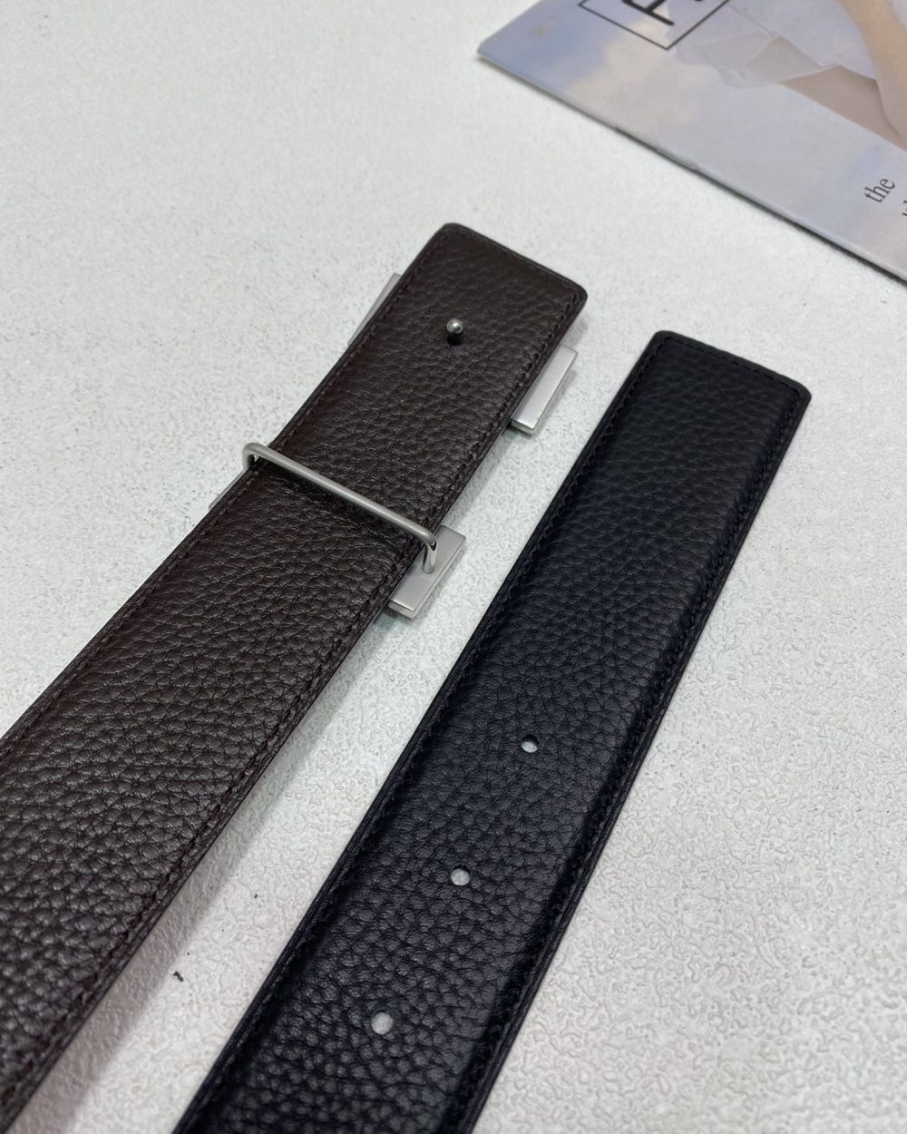 1:1 Replica Hermes H Striee Belt Buckle & Reversible Black For Women, Women Belt